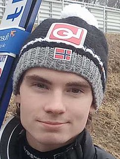 Marius Lindvik Norwegian ski jumper