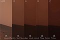 Mars dust opacities MER-B Sol 1205 to 1235.jpg
