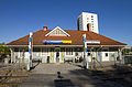 Märsta Railwaystation seen from train side.