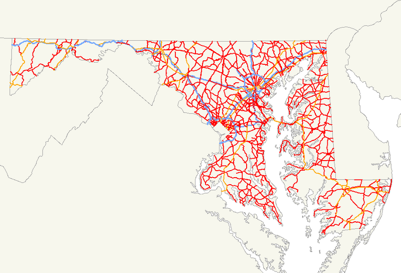 Fișier:Maryland state highways map.png