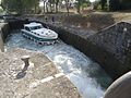 Canal du Midi: resclosa triple de Laurens