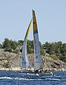 * Nomination Spindrift Racing's M32-boat during Match Cup Norway 2018.--Peulle 07:26, 20 August 2018 (UTC)  Support Good quality. --Ermell 07:28, 20 August 2018 (UTC) * Promotion