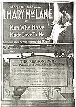 Thumbnail for File:Men Who Have Made Love to Me (1918 film).jpg