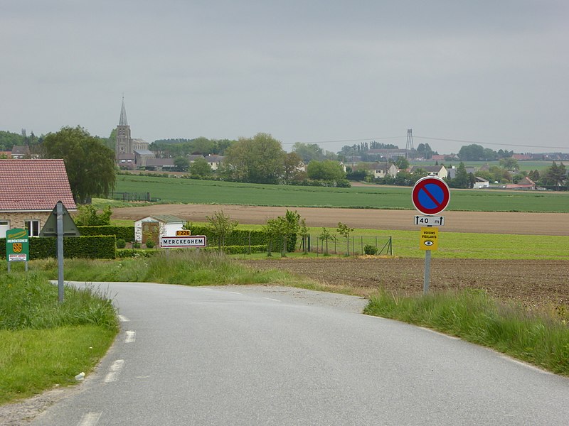 File:Merckeghem city limit sign.jpg