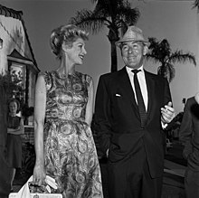 Margaret Leighton mit ihrem Ehemann Michael Wilding (1964)