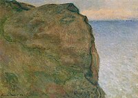 Cliff at Petit Ailly, at Varengeville Monet w1429.jpg