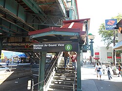 Southwest street entrance