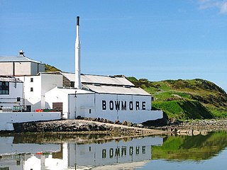 Bowmore distillery Scotch whisky distillery on Islay, Scotland