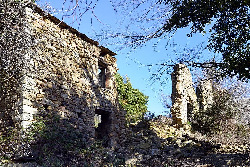 File:Muracciole ruines de maison à Arca.jpg