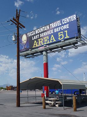 sur la Route 375, Nevada (USA).