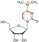 N4,N4-Dimethylcytidine Nomenclature Example1 V.1.svg