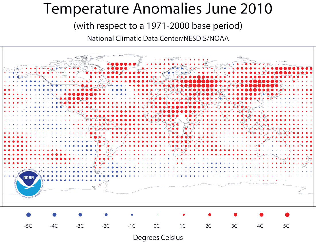 2010 Northern Hemisphere heat waves