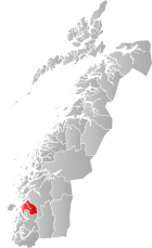 Locator map showing Vevelstad within Nordland