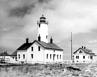 New Dungeness Light lighthouse in Washington, United States