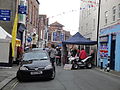 Celebrations during the Diamond Jubilee of Queen Elizabeth II, taking place in Holyrood Street, Newport, Isle of Wight in June 2012.