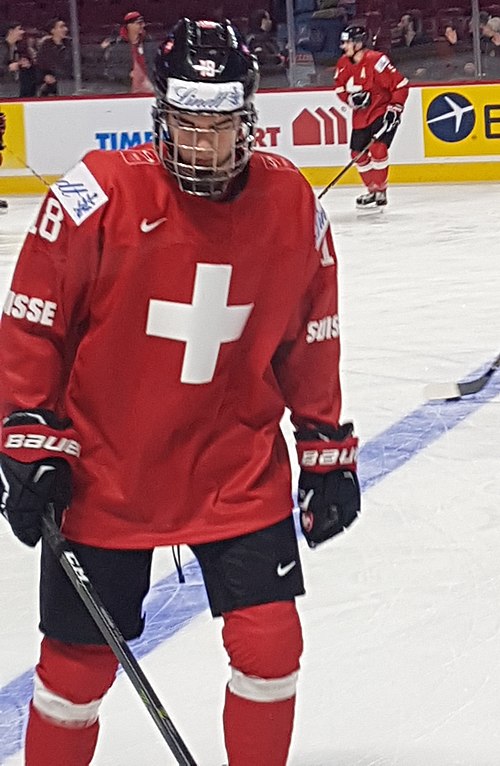 Nico Hischier was selected first overall by the New Jersey Devils.