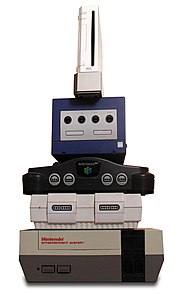 Nintendo video game consoles Wikimedia list article