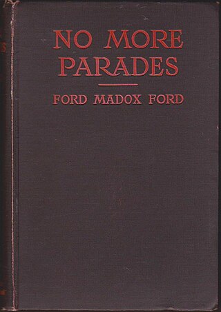 <i>No More Parades</i> (novel) 1925 novel by Ford Madox Ford