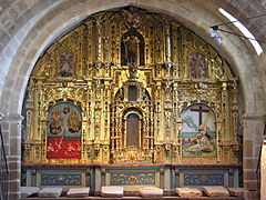 Retablo da igrexa de Santa María a Nova.