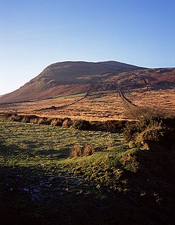 North Barrule 565m high mountain in Isle of Man