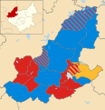 North West Leicestershire UK local election 2003 map.svg