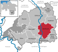Lage der Stadt Northeim im Landkreis Northeim