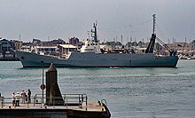 HMS Northella departing Portsmouth Harbour Northella.jpg