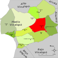 Розташування муніципалітету Новелда у комарці Медіо-Віналопо