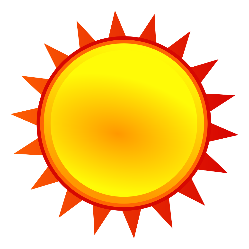 File:Weather icon - sunny.svg - Wikimedia Commons