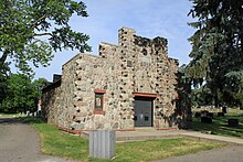 Oakwood Cemetery Mausoleum Saline Michigan.JPG