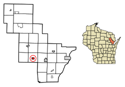 Lokalizacja Gilletta w hrabstwie Oconto w stanie Wisconsin.