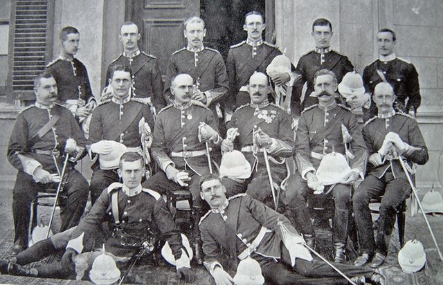 Officers of the 1st Battalion, Loyal North Lancashire Regiment, c. 1899