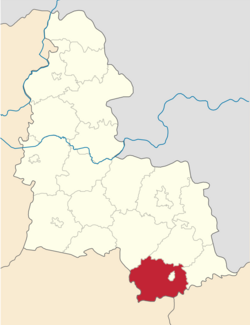 Raion location in Sumy Oblast