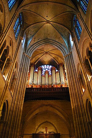 Orgeln Der Kathedrale Notre-Dame De Paris