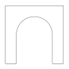 ബഹുമുഖപ്രക്ഷേപം (Multiview projection) (മുൻകാഴ്ച,elevation)