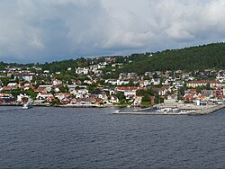 Drøbak seen from the Oslofjord