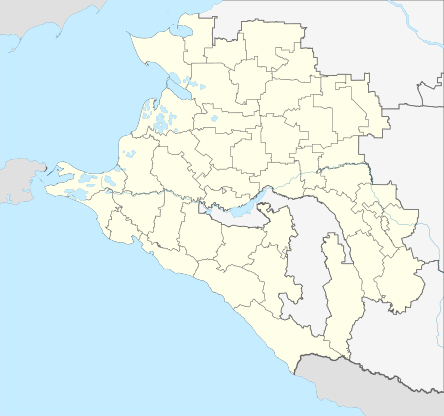 Location map Урысей Краснодар щIыгу