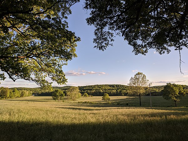 A rural Ozarks scene. Phelps County, Missouri