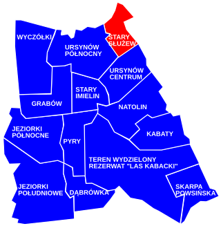 <span class="mw-page-title-main">Stary Służew</span> Neighbourhood in Warsaw, Poland