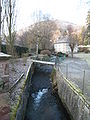 À Klingenthal, canal principal de l'Ehn.