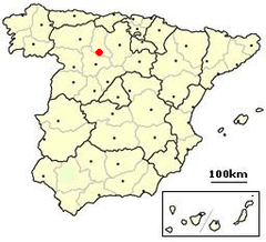 Palencia สเปน location.png