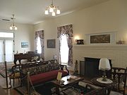 Living room in the first floor of the main mansion.