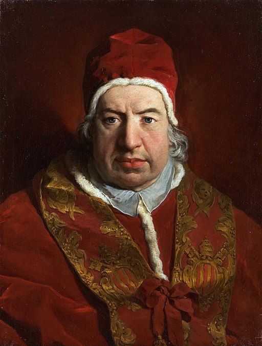 Pierre Subleyras Portrait of Benedict XIV 1746. Metropolitan Museum of Art