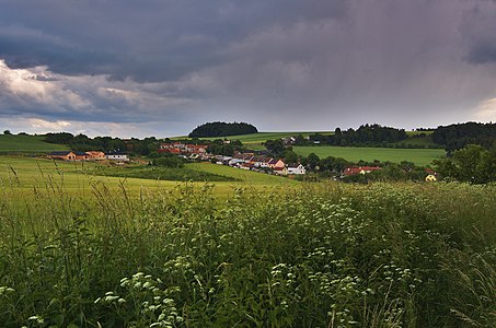 Vue générale de Hvozd.