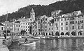 Immagine di fine Ottocento e inizio Novecento di Portofino, Liguria, Italia