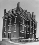 Second home of the University of Cincinnati, 1874