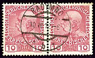 Austrian Jubilee pair cancelled in 1912