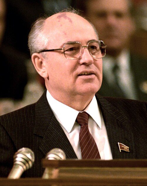 Mikhail Gorbachev (1931–2022) in 1987