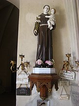 Sfântul Anton din Padova cu Pruncul Isus
