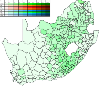 Share of PAC votes per district in 1994 election RSA 1994 PAC.png